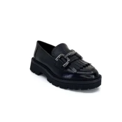 Regarde Le Ciel Dalia 06 Cuir Noir*Femme Mocassins