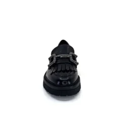 Regarde Le Ciel Dalia 06 Cuir Noir*Femme Mocassins
