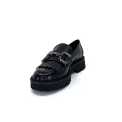Regarde Le Ciel Dalia 06 Cuir Noir*Femme Mocassins