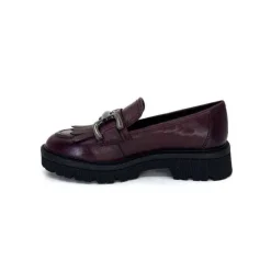 Regarde Le Ciel Dalia 06 Cuir Bordeaux*Femme Mocassins