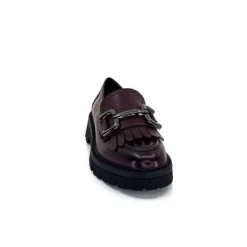 Regarde Le Ciel Dalia 06 Cuir Bordeaux*Femme Mocassins