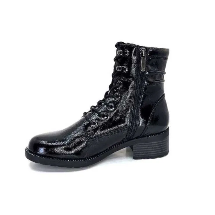 Regarde Le Ciel Emily 40 Cuir Noir*Femme Bottines