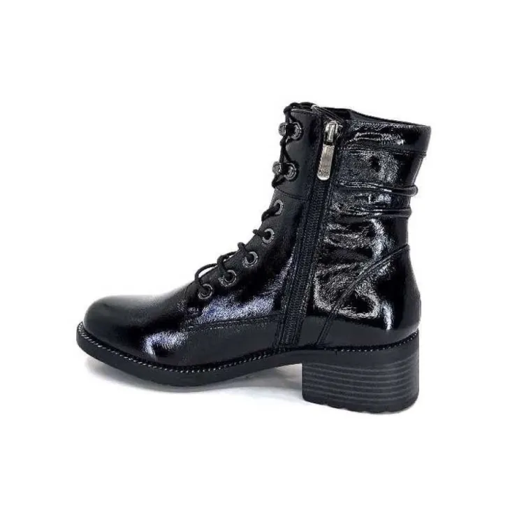 Regarde Le Ciel Emily 40 Cuir Noir*Femme Bottines