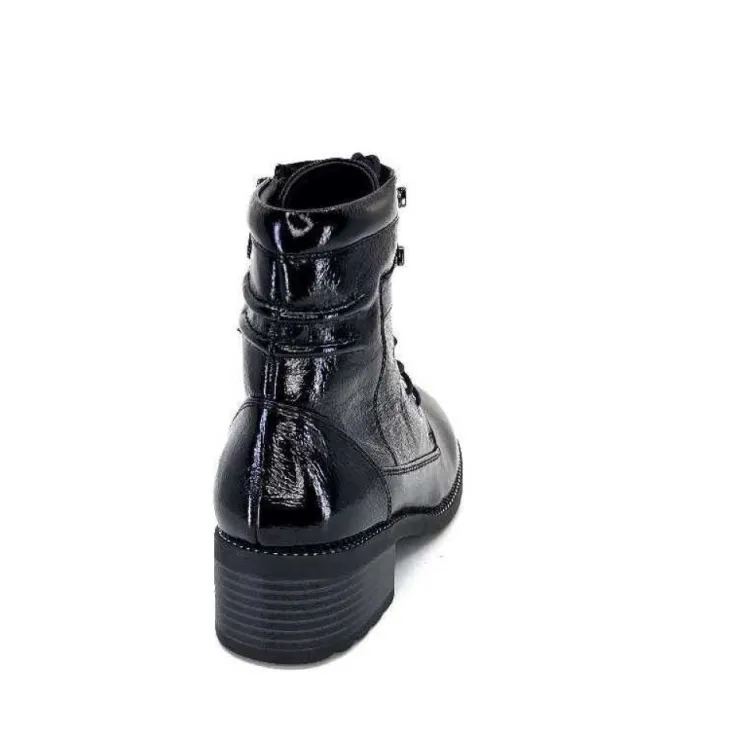 Regarde Le Ciel Emily 40 Cuir Noir*Femme Bottines
