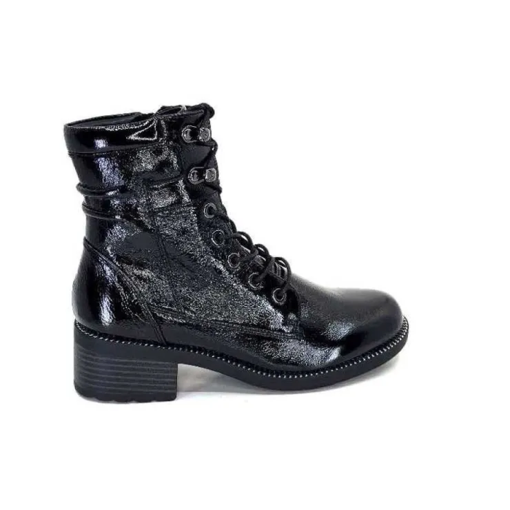 Regarde Le Ciel Emily 40 Cuir Noir*Femme Bottines