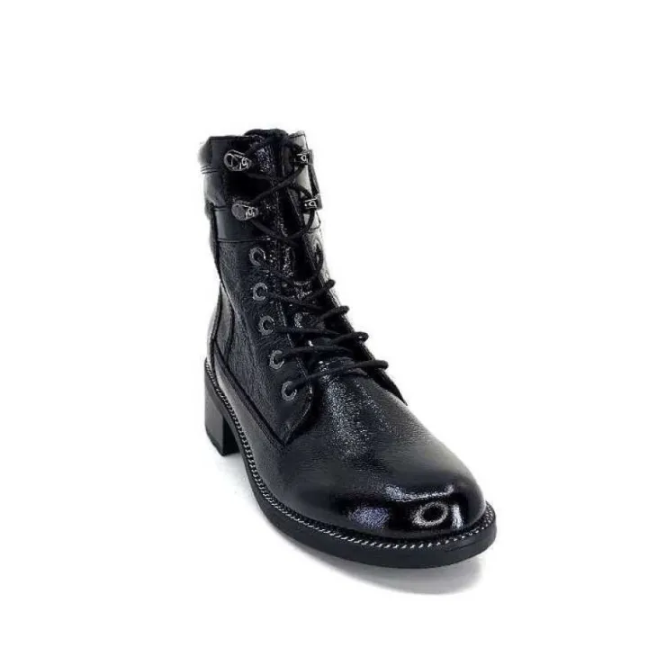 Regarde Le Ciel Emily 40 Cuir Noir*Femme Bottines