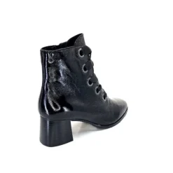 Regarde Le Ciel Ines 65 Cuir Vernis Noir*Femme Bottines