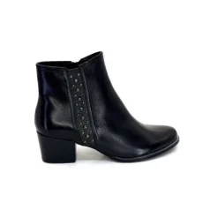 Regarde Le Ciel Isabel 56 Delice Cuir Noir*Femme Bottines