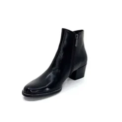 Regarde Le Ciel Isabel 56 Delice Cuir Noir*Femme Bottines