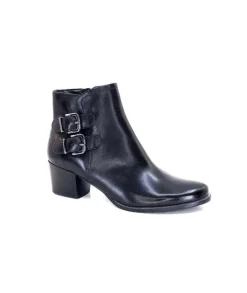 Regarde Le Ciel Isabel117 Cuir Noir*Femme Bottines