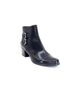 Regarde Le Ciel Isabel117 Cuir Noir*Femme Bottines