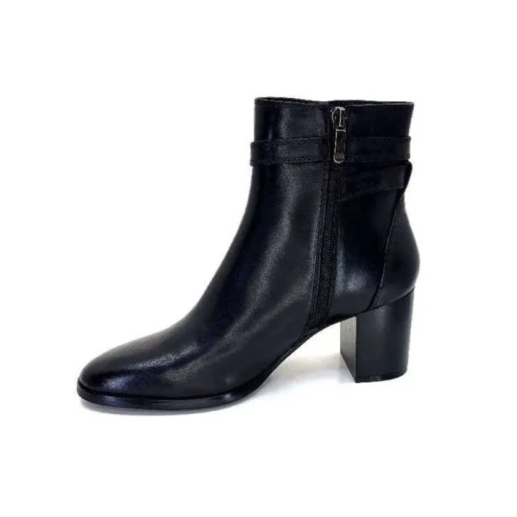 Regarde Le Ciel Johan 09 Cuir Noir*Femme Bottines