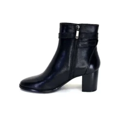 Regarde Le Ciel Johan 09 Cuir Noir*Femme Bottines
