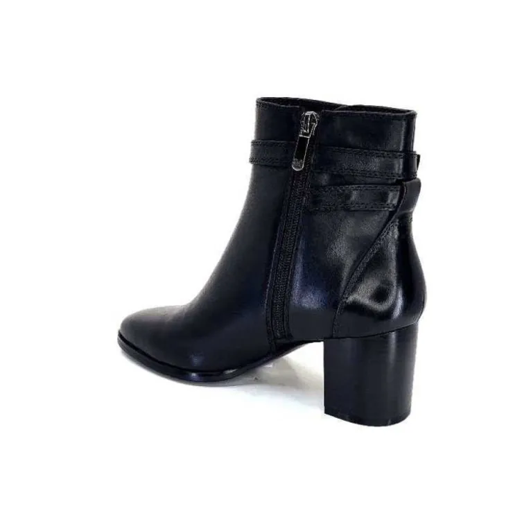 Regarde Le Ciel Johan 09 Cuir Noir*Femme Bottines