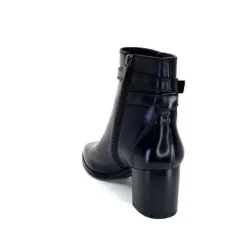 Regarde Le Ciel Johan 09 Cuir Noir*Femme Bottines