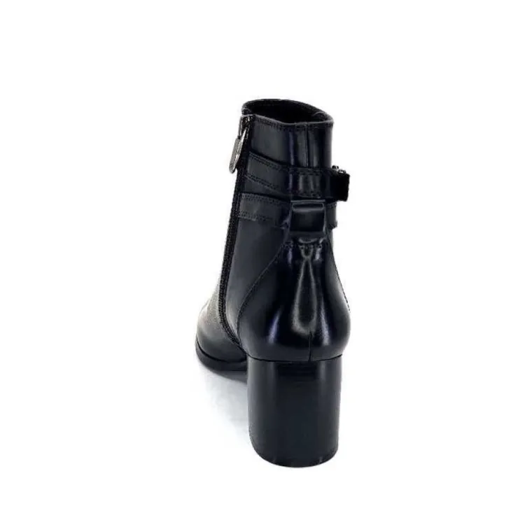 Regarde Le Ciel Johan 09 Cuir Noir*Femme Bottines