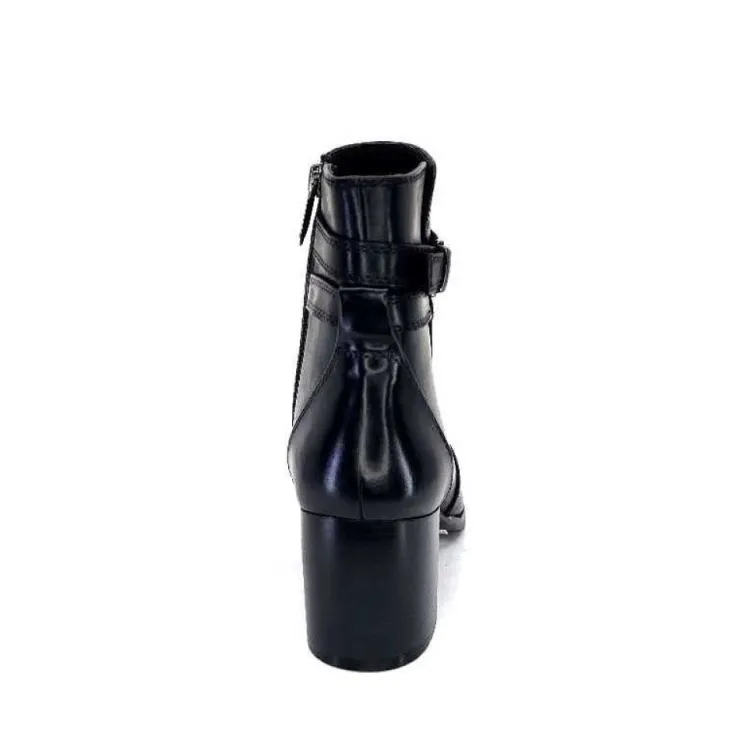 Regarde Le Ciel Johan 09 Cuir Noir*Femme Bottines