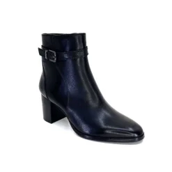 Regarde Le Ciel Johan 09 Cuir Noir*Femme Bottines