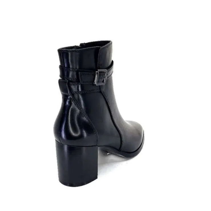 Regarde Le Ciel Johan 09 Cuir Noir*Femme Bottines