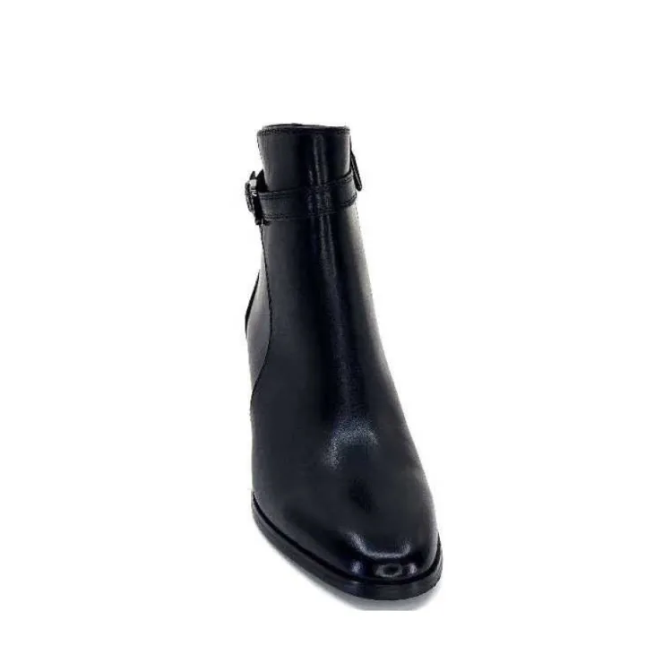 Regarde Le Ciel Johan 09 Cuir Noir*Femme Bottines