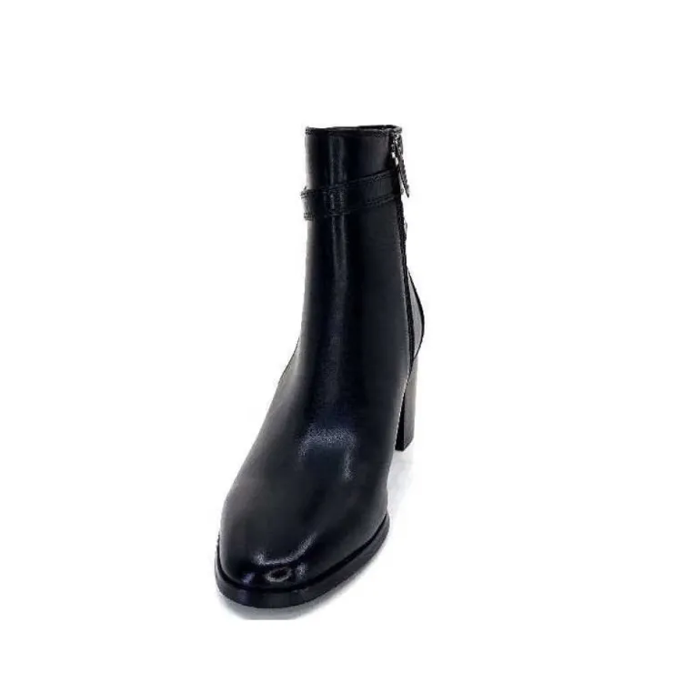 Regarde Le Ciel Johan 09 Cuir Noir*Femme Bottines