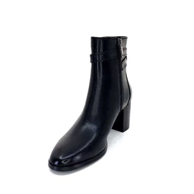 Regarde Le Ciel Johan 09 Cuir Noir*Femme Bottines