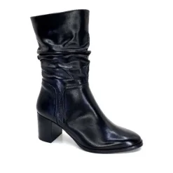 Regarde Le Ciel Johan 11 Cuir Noir*Femme Bottines