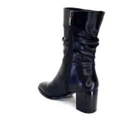 Regarde Le Ciel Johan 11 Cuir Noir*Femme Bottines