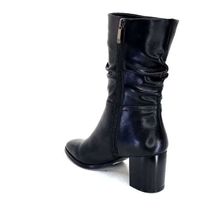 Regarde Le Ciel Johan 11 Cuir Noir*Femme Bottines