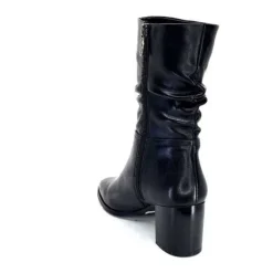 Regarde Le Ciel Johan 11 Cuir Noir*Femme Bottines