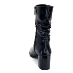 Regarde Le Ciel Johan 11 Cuir Noir*Femme Bottines