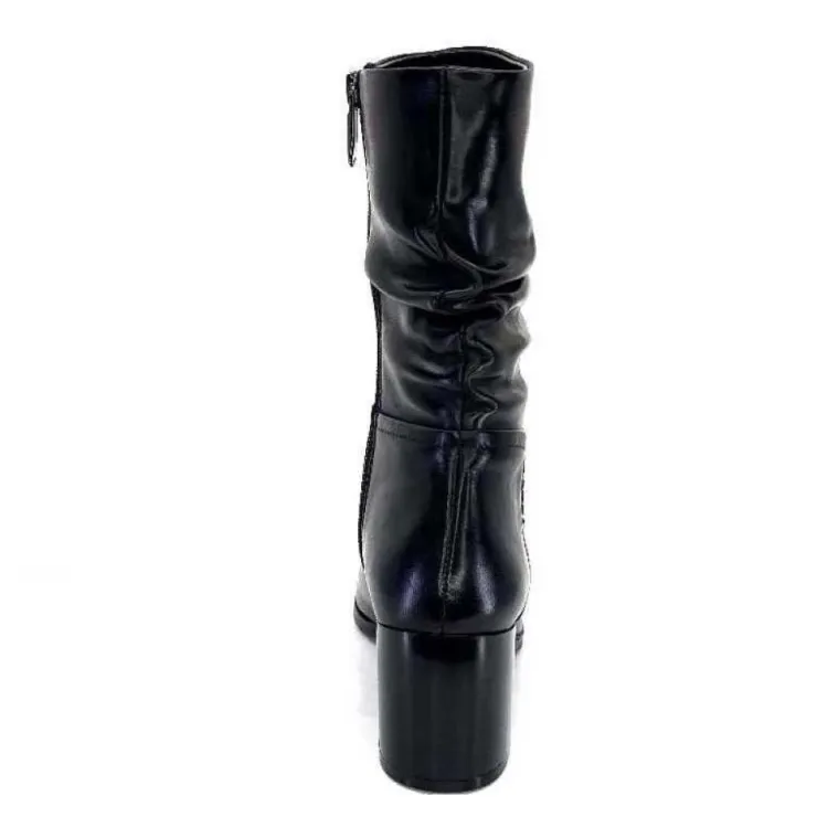 Regarde Le Ciel Johan 11 Cuir Noir*Femme Bottines