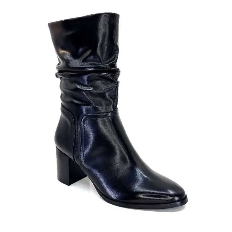 Regarde Le Ciel Johan 11 Cuir Noir*Femme Bottines