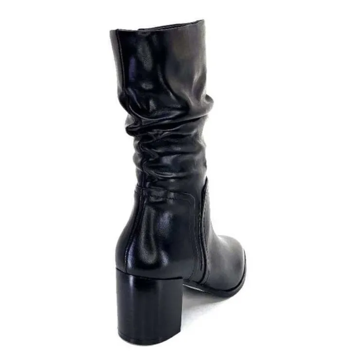 Regarde Le Ciel Johan 11 Cuir Noir*Femme Bottines