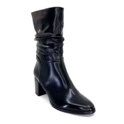 Regarde Le Ciel Johan 11 Cuir Noir*Femme Bottines