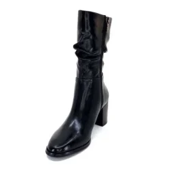 Regarde Le Ciel Johan 11 Cuir Noir*Femme Bottines