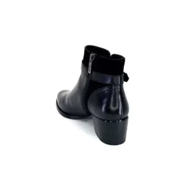 Regarde Le Ciel Jolene 23 Cuir Noir*Femme Bottines