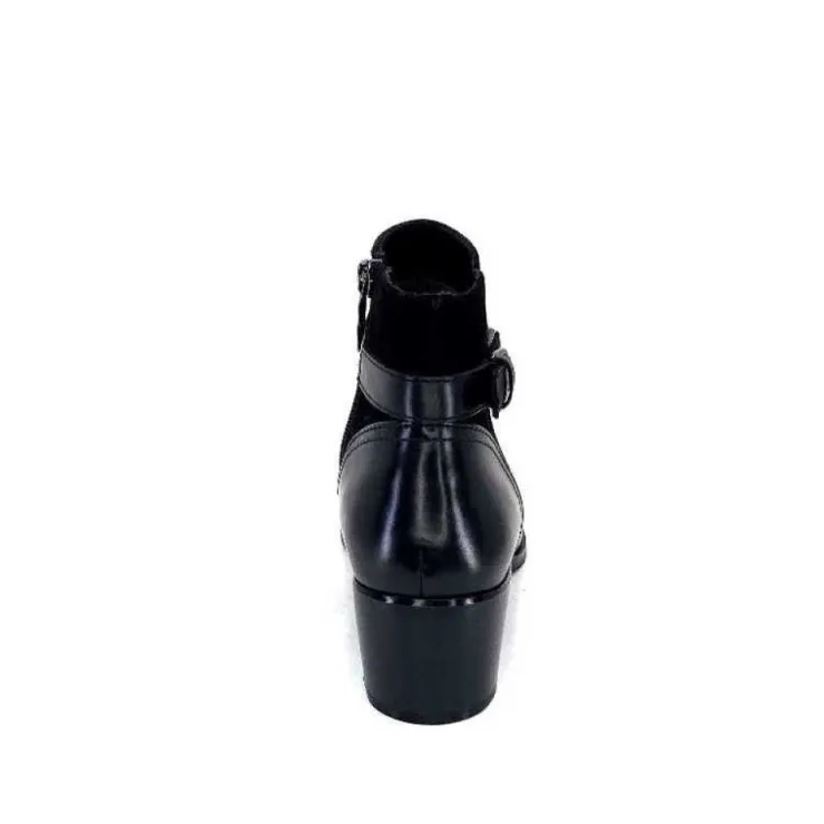 Regarde Le Ciel Jolene 23 Cuir Noir*Femme Bottines