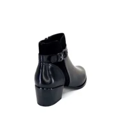 Regarde Le Ciel Jolene 23 Cuir Noir*Femme Bottines