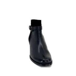 Regarde Le Ciel Jolene 23 Cuir Noir*Femme Bottines