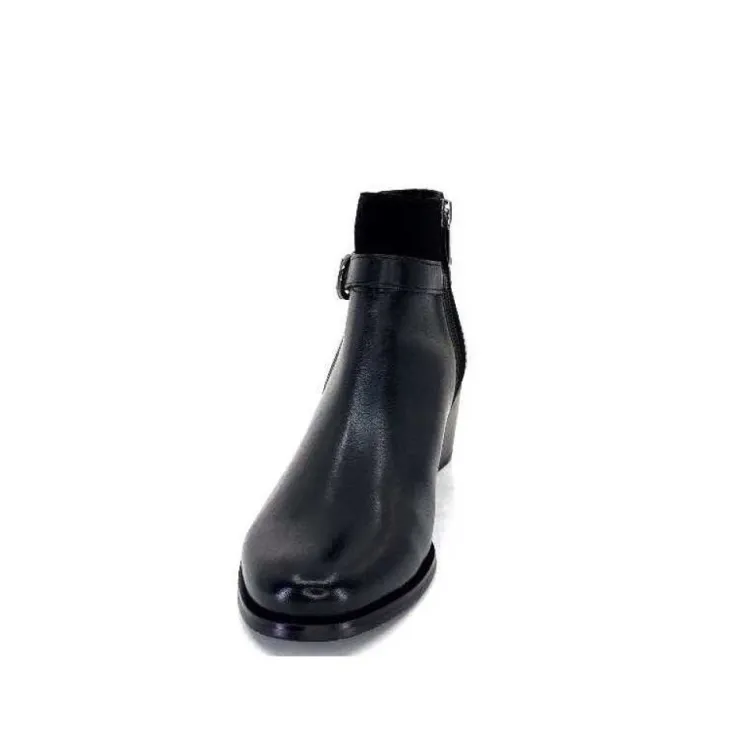 Regarde Le Ciel Jolene 23 Cuir Noir*Femme Bottines
