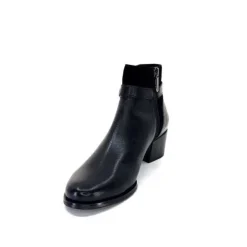 Regarde Le Ciel Jolene 23 Cuir Noir*Femme Bottines