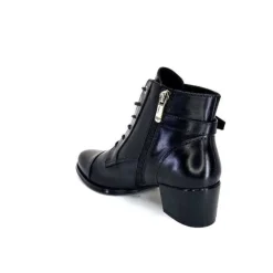 Regarde Le Ciel Jolene 04 Delice Cuir Noir*Femme Bottines