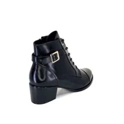 Regarde Le Ciel Jolene 04 Delice Cuir Noir*Femme Bottines