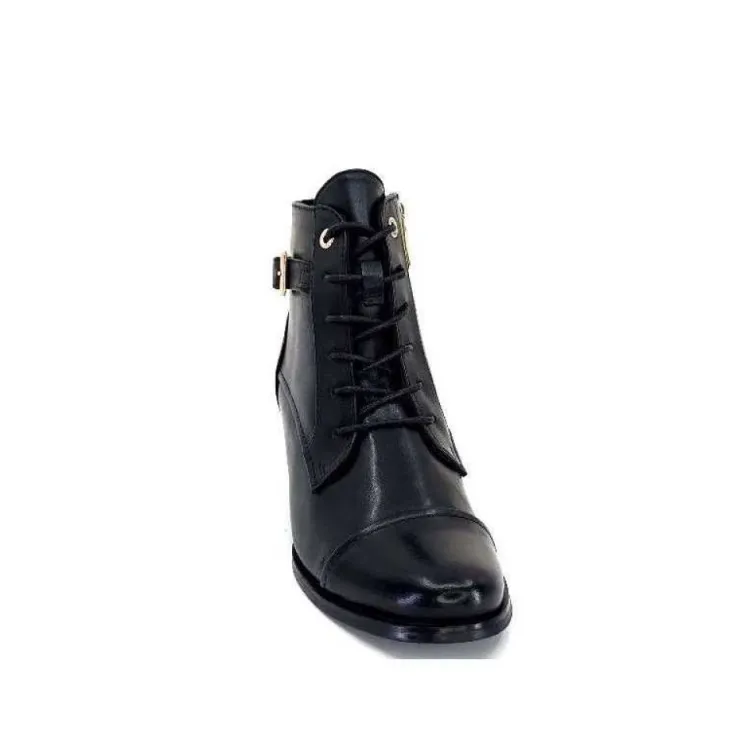 Regarde Le Ciel Jolene 04 Delice Cuir Noir*Femme Bottines