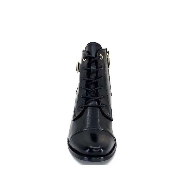 Regarde Le Ciel Jolene 04 Delice Cuir Noir*Femme Bottines