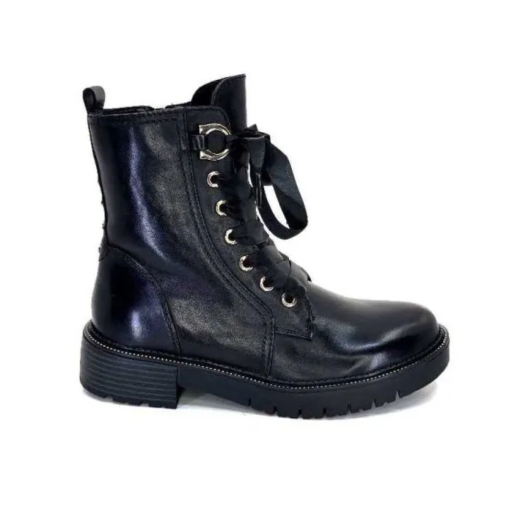 Regarde Le Ciel Josef 08 Cuir Noir*Femme Bottines