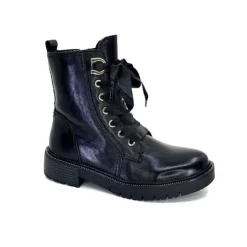 Regarde Le Ciel Josef 08 Cuir Noir*Femme Bottines