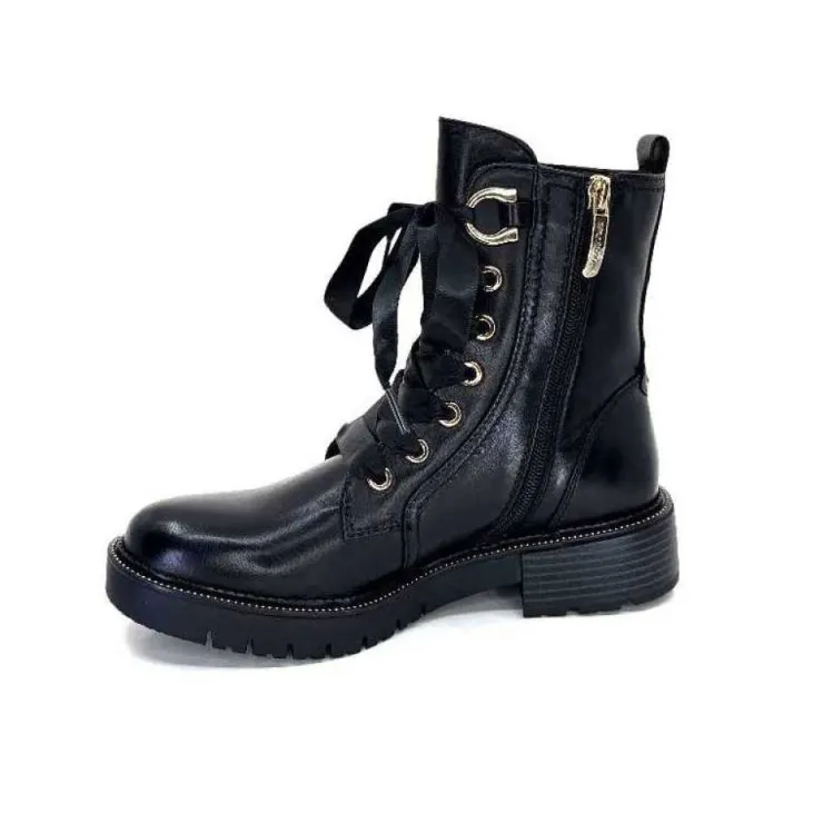 Regarde Le Ciel Josef 08 Cuir Noir*Femme Bottines