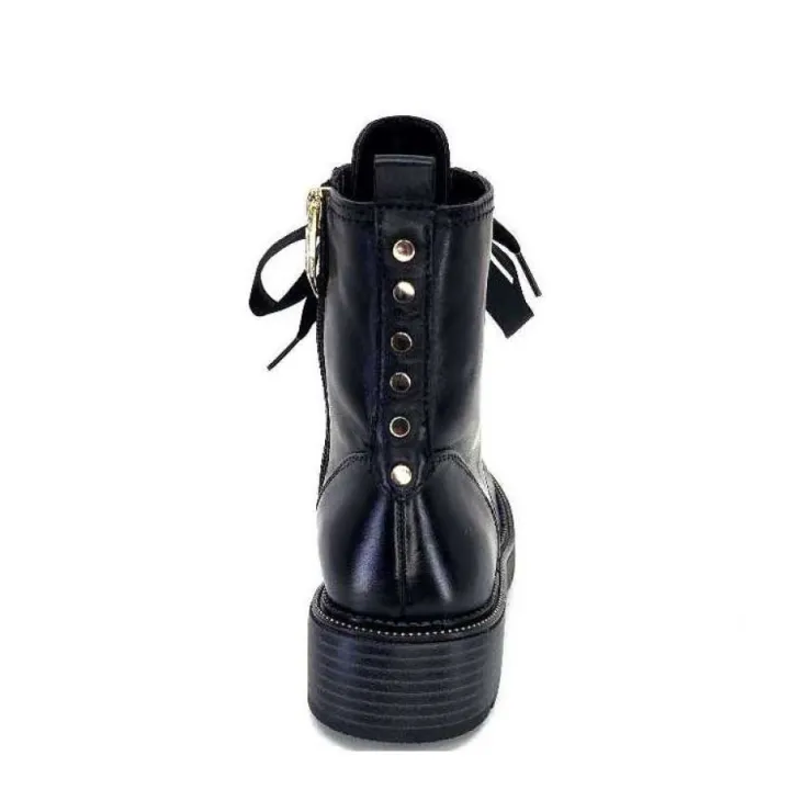 Regarde Le Ciel Josef 08 Cuir Noir*Femme Bottines